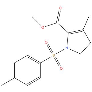 methyl 3 - methyl - 1 - tosyl - 4,5 - dihydro - 1H - pyrrole - 2 - carboxylate