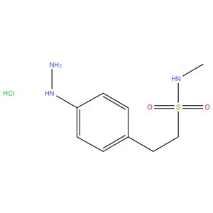 4-Hydrazino-N-methylbenzeneethanesulfonamide hydrochloride