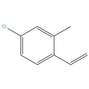 4-chloro-2-methyl-1-vinylbenzene