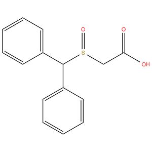 (Diphenyl-methanesulfinyl)-acetic acid