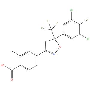 4-(5-(3,5-dichloro-4-fluorophenyl)-5-(trifluoromethyl)-4,5-dihydroisoxazol-3-yl)-2-methylbenzoic acid