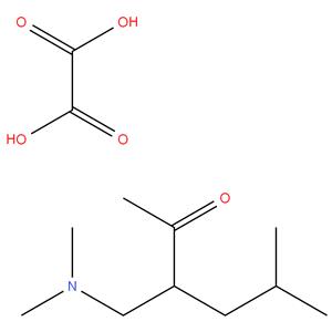 3-[(Dimethylamino)methyl]-5-methylhexan-2-one oxalic acid