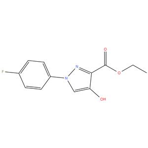 Ethyl 1-(4-fluorophenyl)-4-hydroxy-1H-pyrazole-3-carboxylate