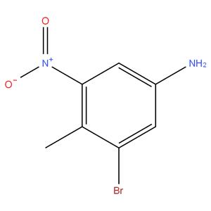 3-Bromo-4-methyl-5-nitro aniline