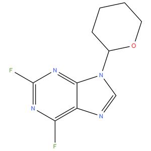 2,6-difluoro-9-(tetrahydro-2H-pyran-2-yl)-9H-purine