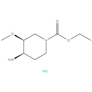 ethyl (3S,4R)-4-amino-3-methoxypiperidine-1-carboxylate,hydrochloride