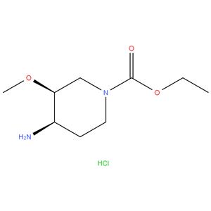 Ethyl cis-4-amino-3-methoxypiperidine-1-carboxylate monohydrochloride