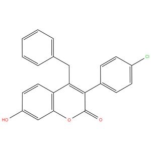 4-Benzyl-3(4'-chlorophenyl)-7-hydroxycoumarin