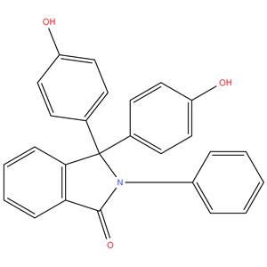 3,3-Bis(4-hydroxyphenyl)-2-phenylisoindolin-1-one