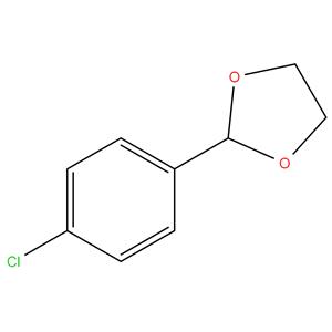 2 – (4 – CHLORO PHENYL) – 1, 3 – DIOXOLANE