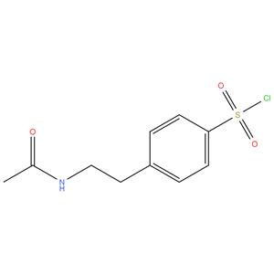 4- ( 2 - acetamidoethyl ) benzenesulfonyl chloride