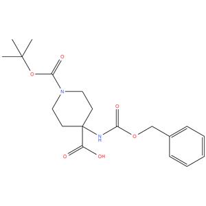 1-Boc-4-N-Cbz-aminoisonipecotic acid,
98%