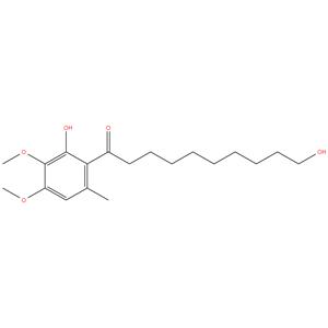 idebenone intermediates 6-(10-hydroxydecanoyl)-2,3-dimethoxy-5-methylphenol