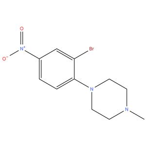 1-(2-Bromo-4-nitrophenyl)-4-methylpiperazine