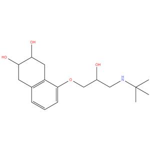 (2R,3S)-5-[3-(tert-Butylamino)-2-hydroxypropoxy]- 1,2,3,4-tetrahydronaphthalene-2,3-diol