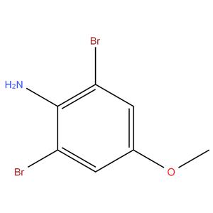 2,6-dibromo-4-methoxy aniline