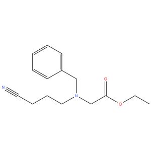 ethyl 2-(benzyl(3-cyanopropyl)amino)acetate