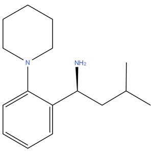 (S)-3-Methyl-1-[2-(1-piperidinyl)-phenyl]butylamine