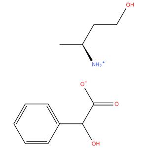 (2S)-Hydroxy(phenyl)acetic acid - (3R)-3-amino-1-butanol (1:1)