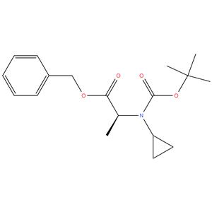 (2S)-2-tert-butoxycarbonylamino-3-cyclopropyl-propionic acid benzyl ester