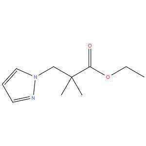 ethyl 2,2-dimethyl-3-(1H-pyrazol-1-yl)propanoate