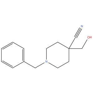 1-benzyl-4-(hydroxymethyl)piperidine-4-carbonitrile