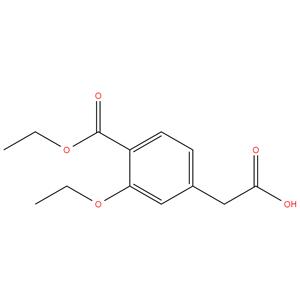 4-Ethoxycarbonyl-3-ethoxyphenylacetic Acid