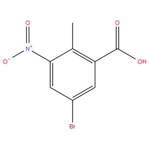 5-Bromo-2-methyl-3-nitrobenzoic acid