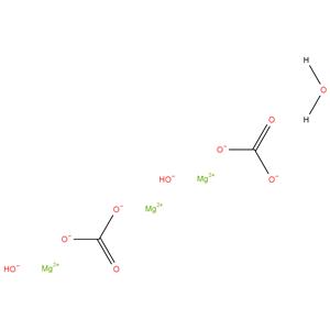 Magnesium carbonate hydroxide hydrate