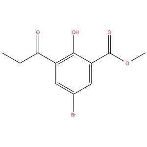 Methyl 5-Bromo-3-Propionyl Salicilate