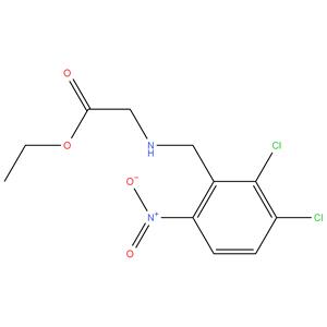 Ethyl 2-(2,3-dichloro-6-nitrobenzylamino)acetate