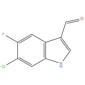 6-chloro-5-fluoro-1H-indole-3-carbaldehyde