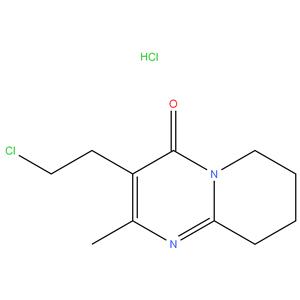 3-(2-chloroethyl)-2-methyl-6,7,8,9-tetrahydro-4H-pyrido[1,2-a]pyrimidin-4-one hydrochloride