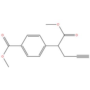 Methyl 4-(1-methoxycarbonylbut-3-ynyl)benzoate