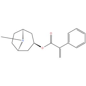 Atropine EP Impurity A
Apoatropine, 8-methyl-8-azabicyclo[3.2.1]octan-3-yl 2-
phenylacrylate