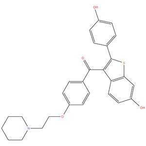 [6-[(Methylsulfonyl)oxy]-2-[4-[(methylsulfonyl)oxy]phenyl]benzo [b]thien-3-yl][4-[2-(l-piperidinyl) ethoxy]phenyl]methanone Hydrochloride