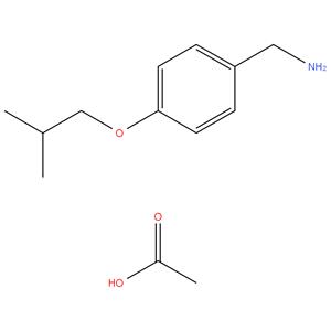 4-Isobutoxyphenyl methanamine acetate