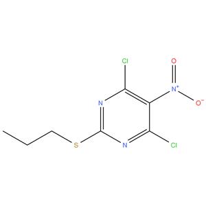 4,6-Dichloro-5-nitro-2-(propylthio)pyrimidine