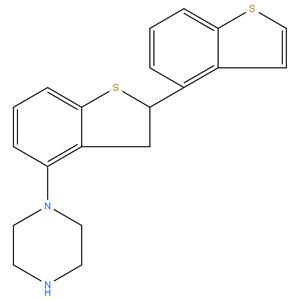 1-(2,3-dihydro-[2,4'-bibenzo[b]thiophen]-4-yl)piperazine