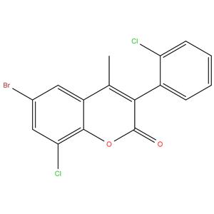 6-Bromo-8-Chloro-3(2,4-Chloro Phenyl)-4-Methyl Coumarin