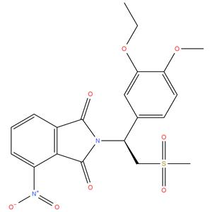 (S)-2-(1-(3-ethoxy-4-methoxyphenyl)-2-(methylsulfonyl)ethyl)-4-nitroisoindoline-1,3-dione