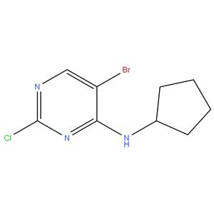 5-bromo-2-chloro-N-cyclopentylpyrimidin-4-amine