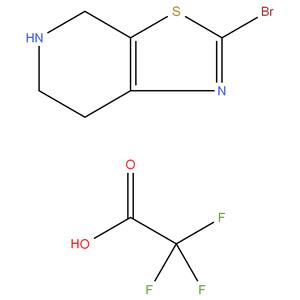 2 - bromo - 4,5,6,7 - tetrahydrothiazolo [ 5,4 - c ] pyridine 2,2,2 - trifluoroacetate