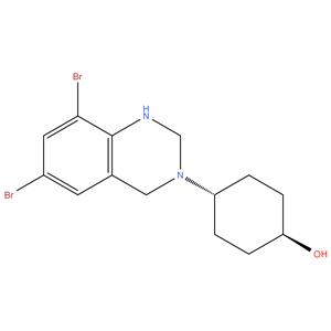 trans-4-(6,8-Dibromo-1,4-dihydroquinazolin-3(2H)- yl)cyclohexanol