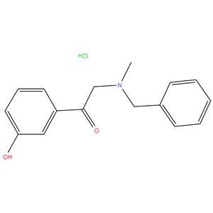 1-(Benzylmethylamino)-2-(3-hydroxyphenyl)-2-oxoethane hydrochloride