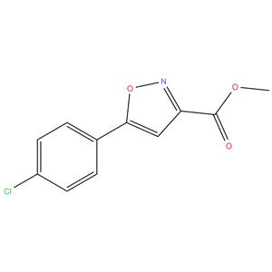 METHYL-5-(4-CHLORO PHENYL)ISOXAZOLE-3-CARBOXYLATE