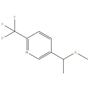 5-(1-(methylthio)ethyl)-2-(trifluoromethyl)pyridine