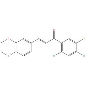 2',4'-Dichloro-3,4-dimethoxy-5'-fluorochalcone