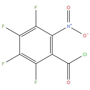 2,3,4,5 - tetrafluoro - 6 - nitrobenzoyl chloride