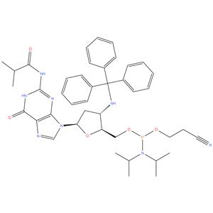 2 - cyanoethyl ( ( ( 2S , 3S , 5R ) -5- ( 2 - isobutyramido - 6 - oxo - 1,6 - dihydro - 9H - purin - 9 - yl ) -3- ( trity